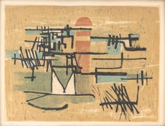 Georges Item "Maritime Landscape" Lithograph