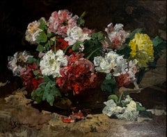 A still life with flowers