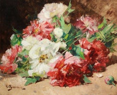 Still life with peonies