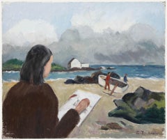 Georges Joubin (1888-1983) - 20th Century Oil, En Plein Air