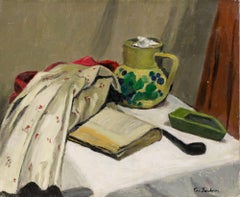Georges Joubin (1888-1983) - 20th Century Oil, Still Life with Fabric