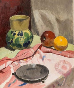Georges Joubin (1888-1983) - 20th Century Oil, Still Life with Fruit and Pitcher