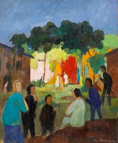 Georges Joubin (1888-1983) - Mid 20th Century Oil, Garden Party