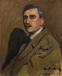 Georges Joubin (1888-1983) - Mid 20th Century Oil, Portrait of a Gentleman