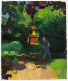 Georges Joubin (1888-1983) - Mid 20th Century Oil, Shaded Path