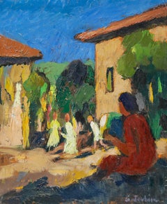 Georges Joubin (1888-1983) - Mid 20th Century Oil, Sitting in the Shade