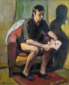 Georges Joubin (1888-1983) - Mid 20th Century Oil, The Actor