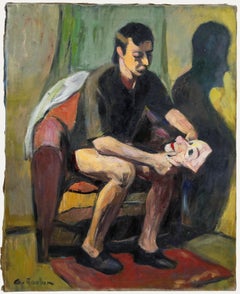 Georges Joubin (1888-1983) - Mid 20th Century Oil, The Actor