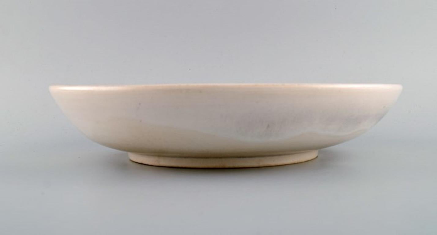 Mid-Century Modern Georges Jouve (1910-1964), France. Unique bowl in glazed stoneware. For Sale