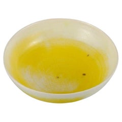 Georges Jouve, France, Unique Bowl in Glazed Stoneware