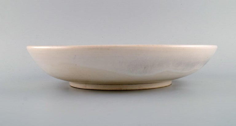 Modern Georges Jouve, France, Unique Bowl in Glazed Stoneware, Mid-20th C. For Sale