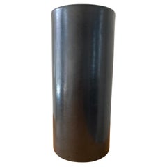 Georges Jouve (1910-1964) large ceramic scroll vase. signed