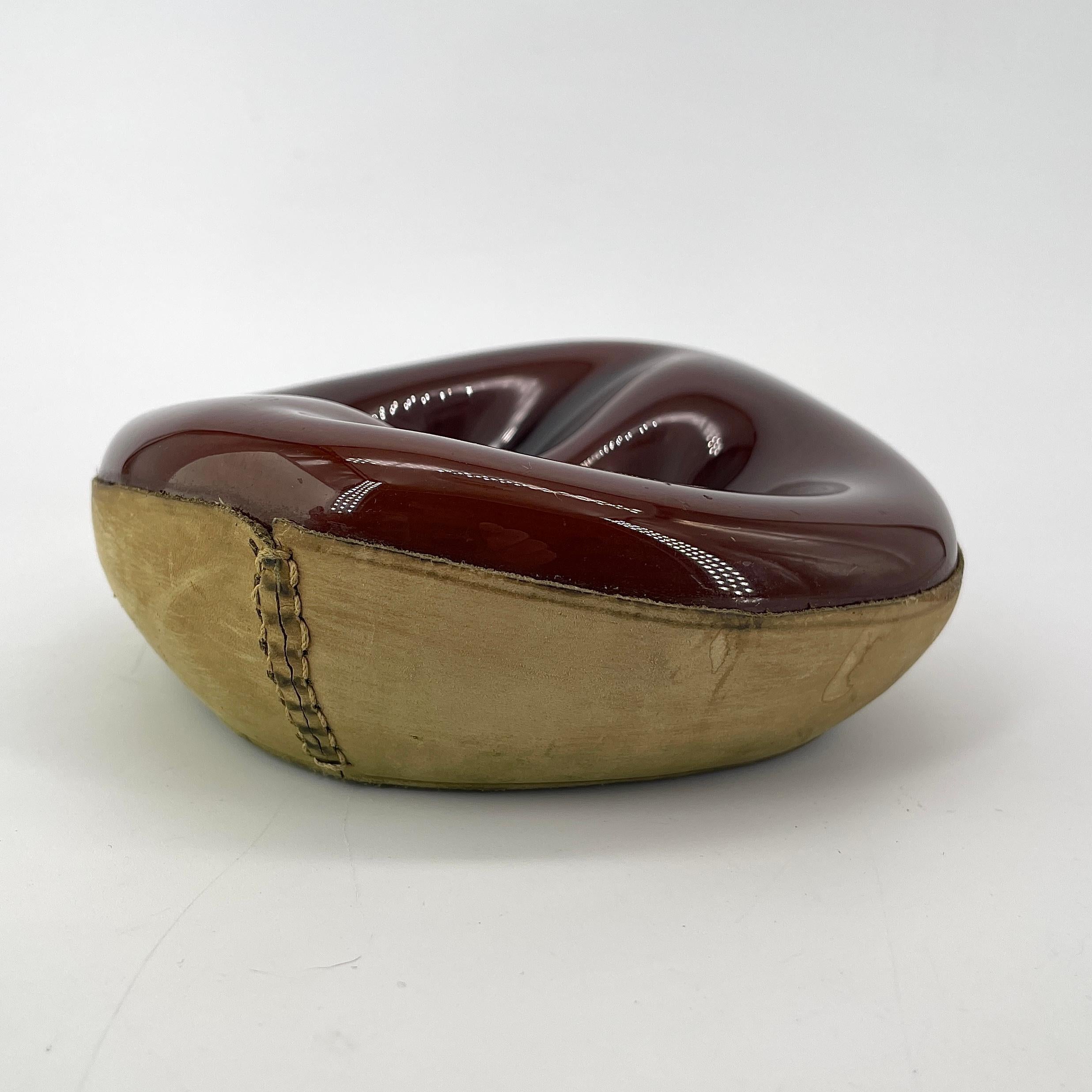 Georges Jouve Attribuito a Pipe in Ceramica Posacenere Piatto Organico Ciotola Modernismo Francese in vendita 6