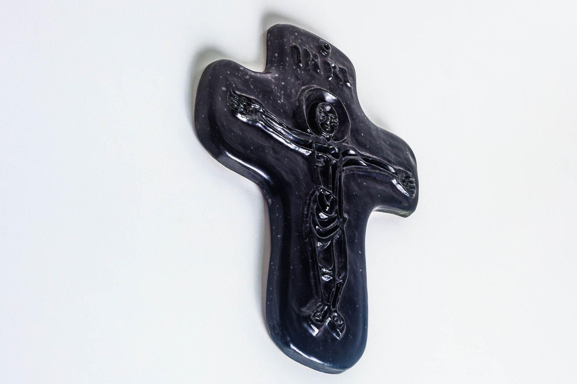 Mid-Century Modern Georges Jouve Crucifix For Sale