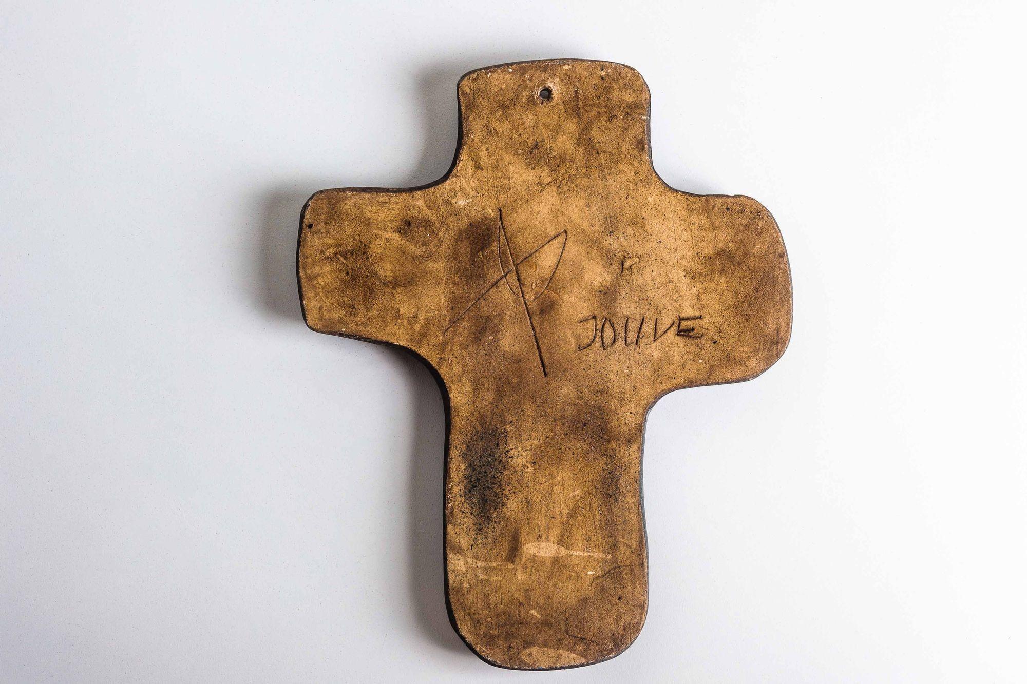 Mid-20th Century Georges Jouve Crucifix For Sale