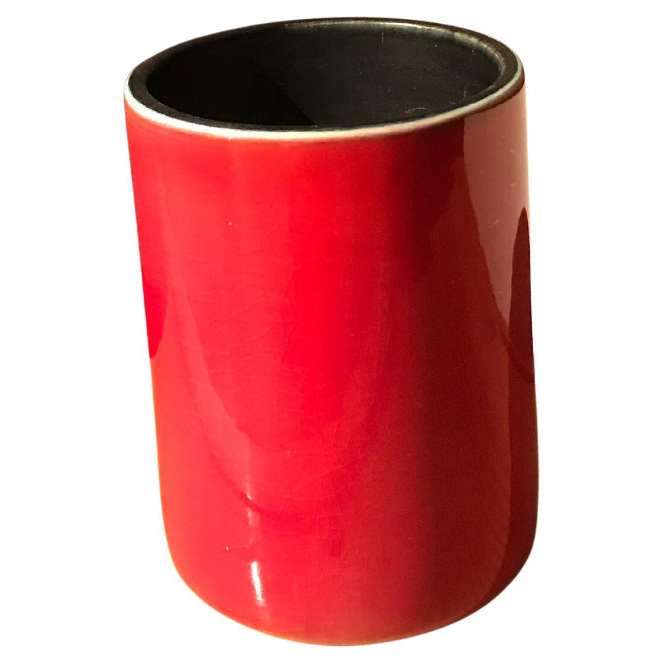 Georges Jouve Cylinder Vase