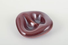 Georges Jouve pour Longchamps. Bol en céramique de forme organique. Ca 1950s