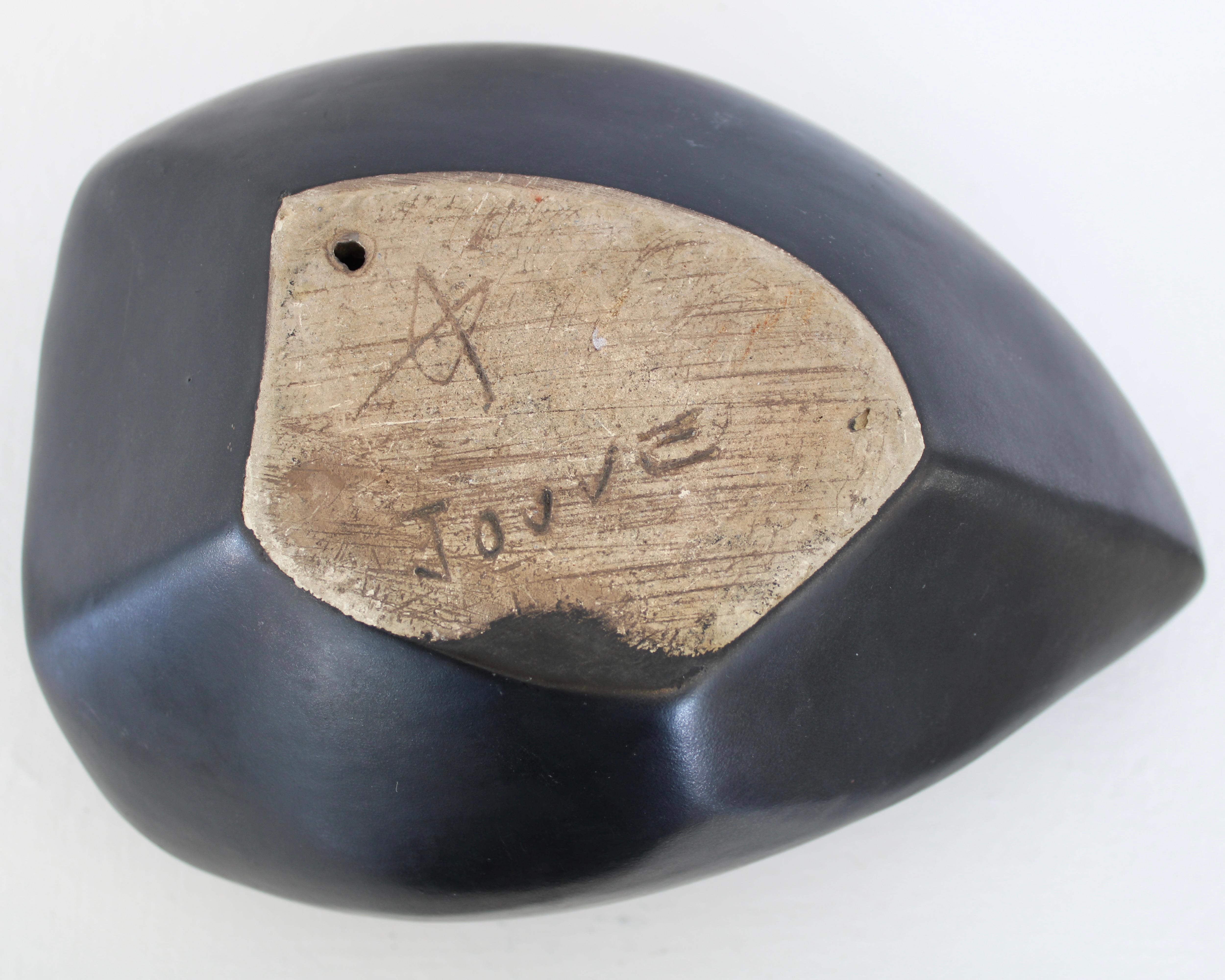 Georges Jouve Französisch Keramik Künstler Schwarz Coupe im Angebot 6