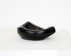 Georges Jouve French Ceramic Artist Black Coupe Vide Poche Small
