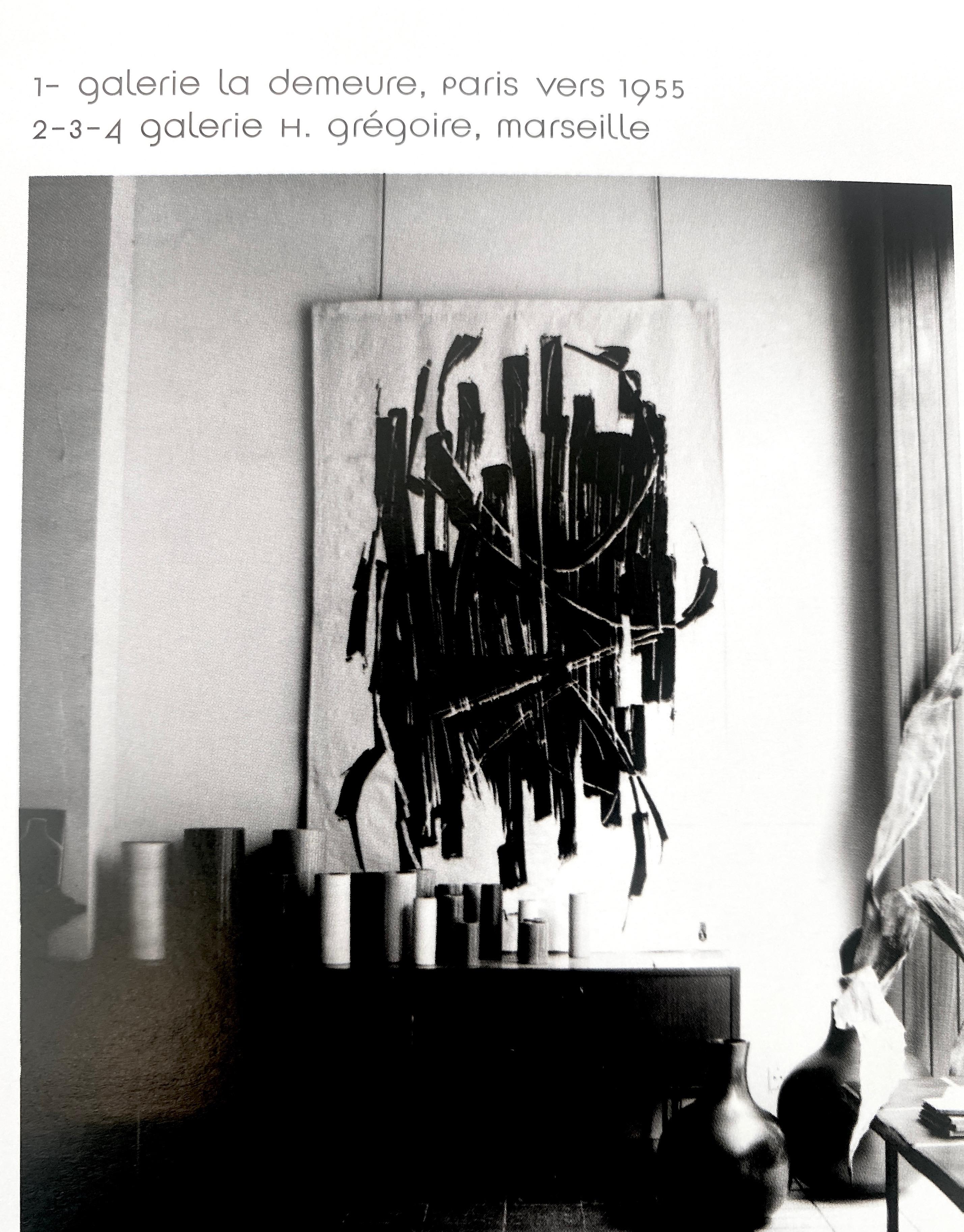 Georges Jouve Französischer Keramikkünstler Weiße Keramik-Zylindervase im Angebot 12