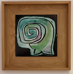 Georges Jouve  "Snail form" Ceramic Plate, 1950s