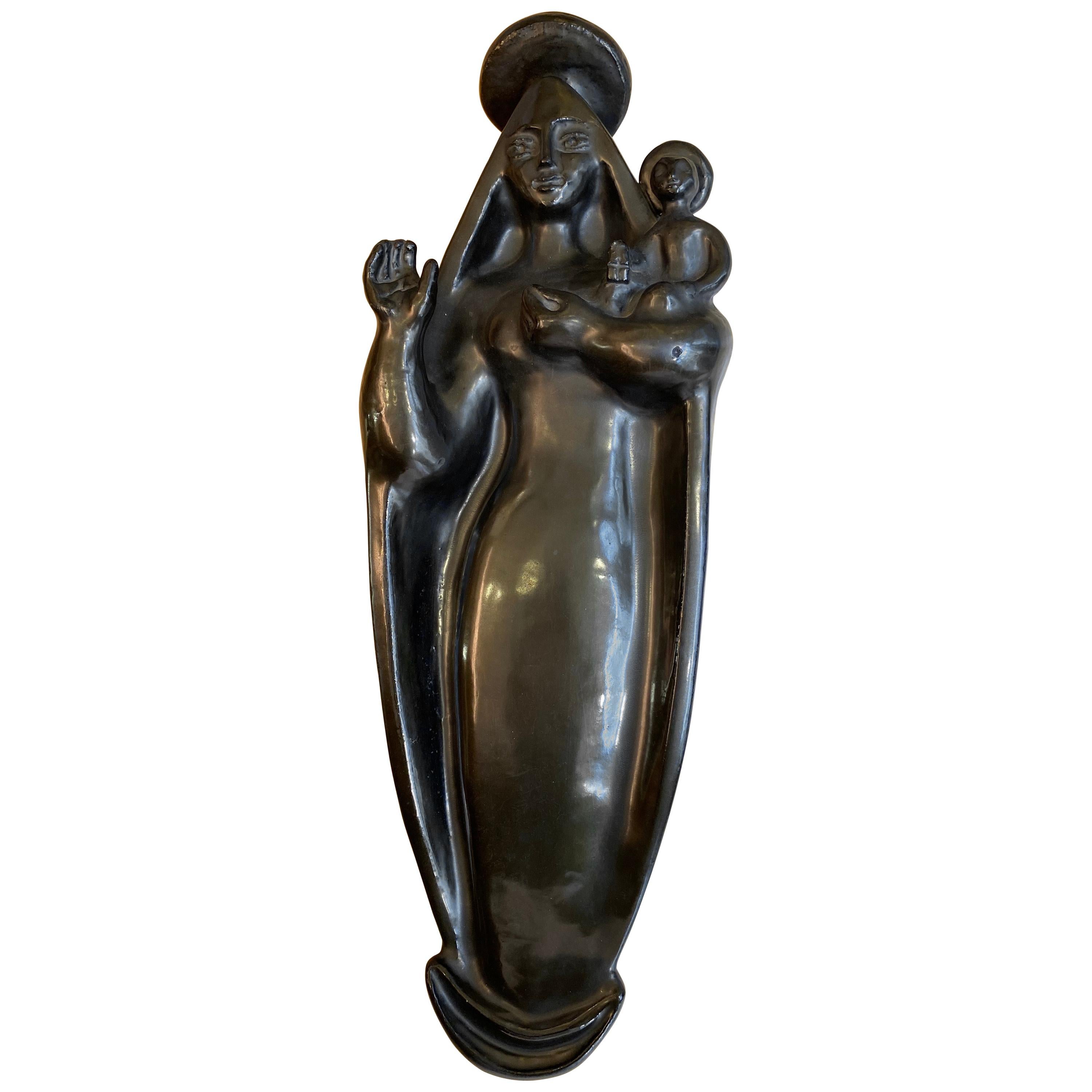 Georges Jouve Virgin and Child, 1944 For Sale