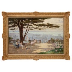 20th Century Impressionist Style Painting of Le Havre by Binet