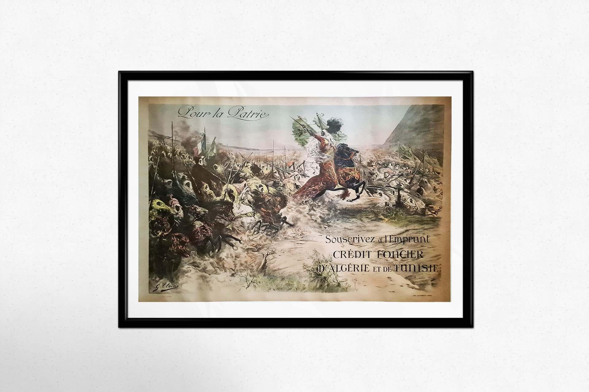 In den Wirren des Ersten Weltkriegs waren Propagandaplakate ein wichtiges Instrument, um Unterstützung zu gewinnen und der Öffentlichkeit wichtige Botschaften zu übermitteln. Ein solches Plakat aus dieser Zeit ist das 1918 entstandene Werk des