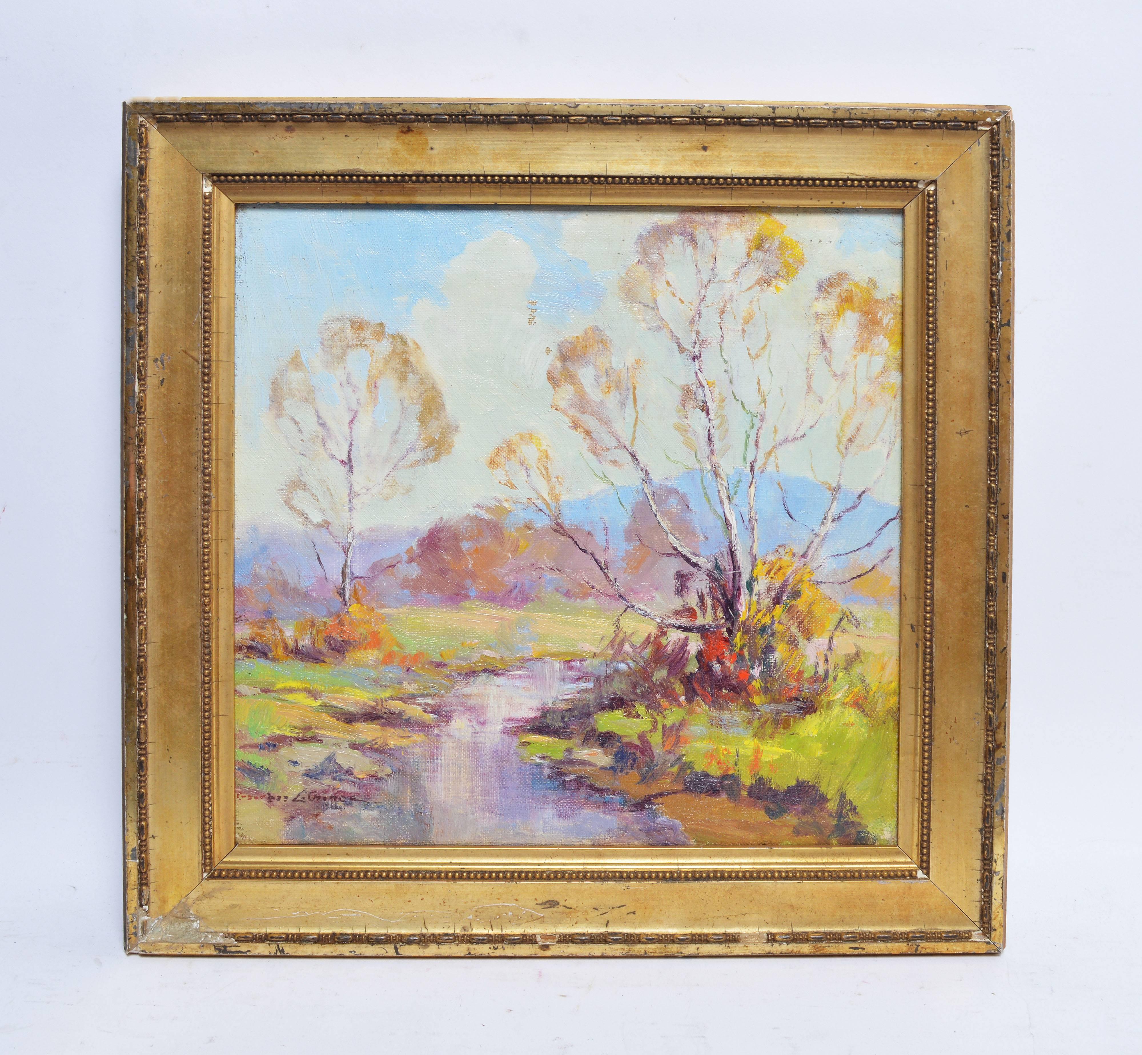 Brown County Impressionist Landscape by Georges La Chance  1