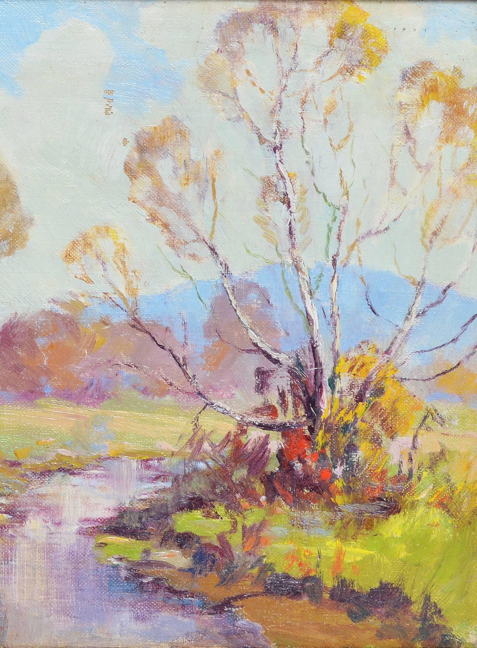 Brown County Impressionist Landscape by Georges La Chance  4