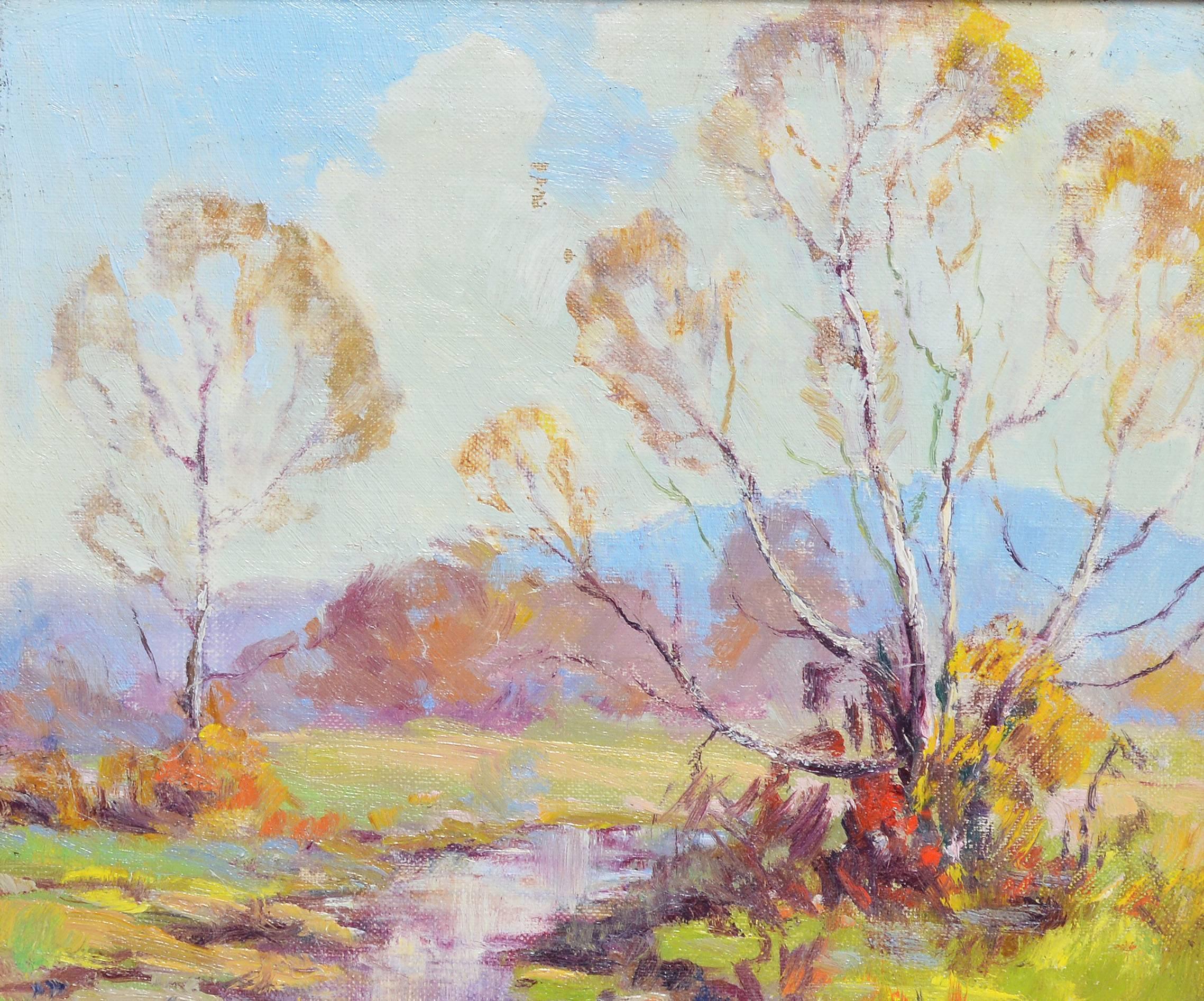 Brown County Impressionist Landscape by Georges La Chance  6