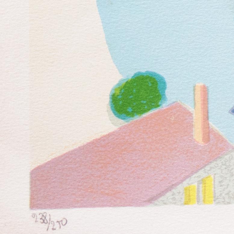 Signed lower right, 'Georges Lambert' (French, 1919-1998) and inscribed lower left with number and limitation, '238/270'.

Georges Lambert first studied in Paris at the Academie de la Grande Chaumiere where he worked primarily under Othon Friesz and