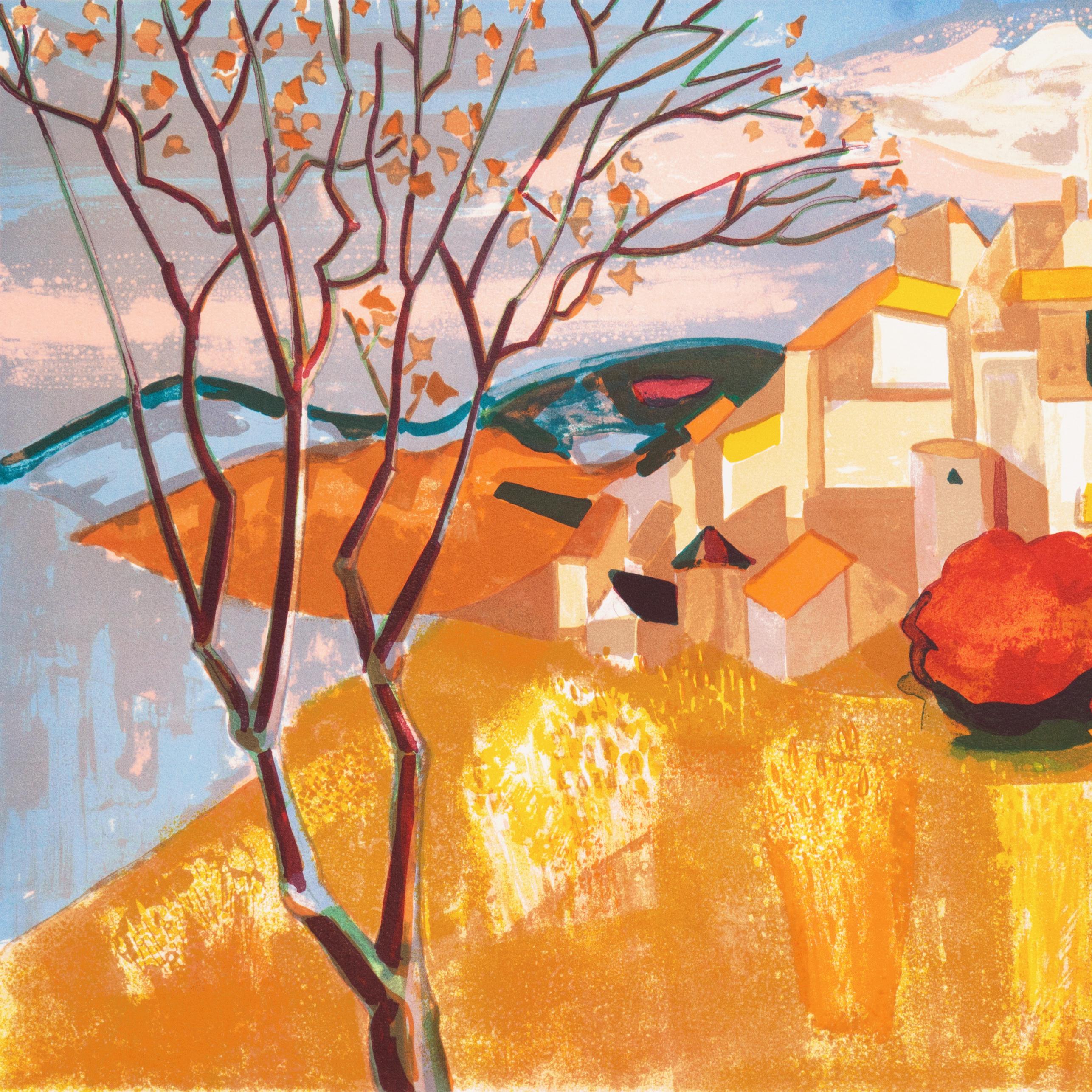 'Provençal Landscape', French Post-Impressionist, Benezit, Academie Chaumiere For Sale 2