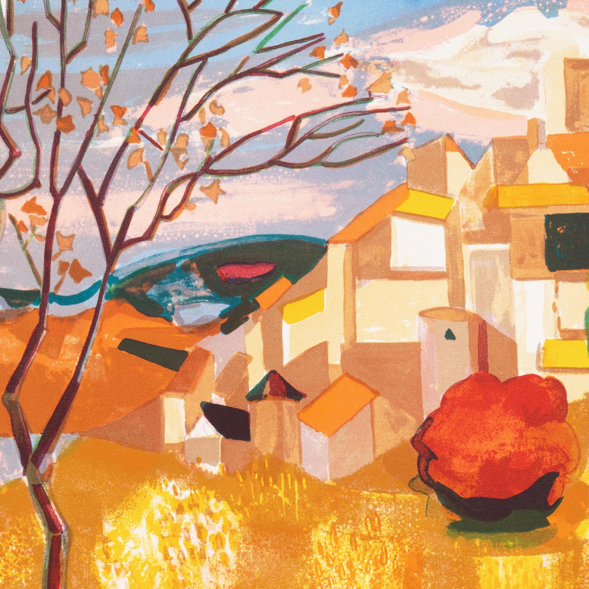 'Provençal Landscape', French Post-Impressionist, Benezit, Academie Chaumiere For Sale 5