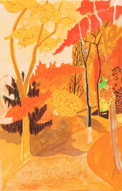 Vintage 'Provençal Landscape', Post-Impressionist, Academie Chaumiere, Paris Salon