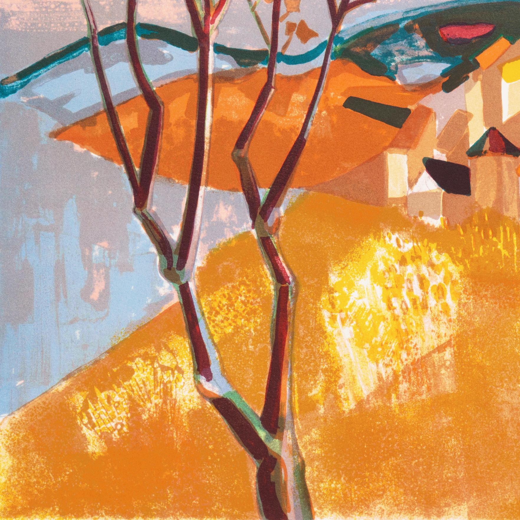 'Provençal Landscape', French Post-Impressionist, Benezit, Academie Chaumiere For Sale 6