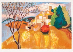 Paesaggio provenzale", Post-Impressionista francese, Benezit, Academie Chaumiere