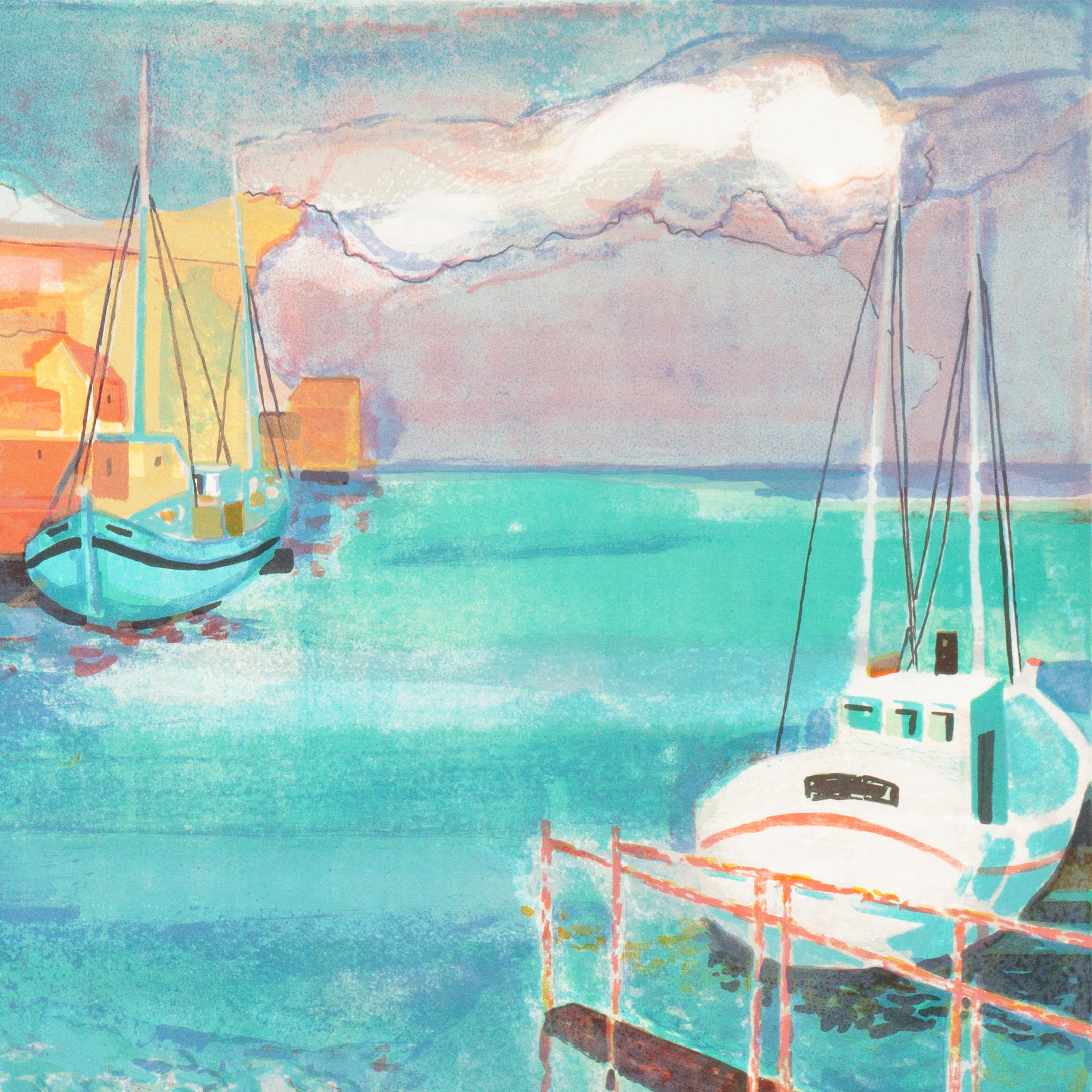 ' The Camargue', Salon des Artistes Françaises , Academie Chaumiere, Pompidou For Sale 3