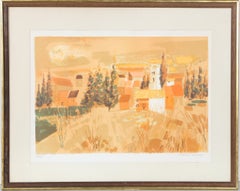 The Village, Modern Lithograph by Georges Lambert