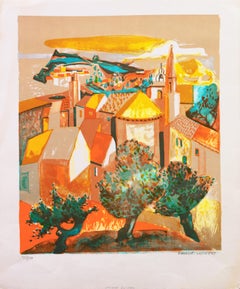 Village du Var, Côte d'Azur', Academie Chaumiere, Francia, Benezit