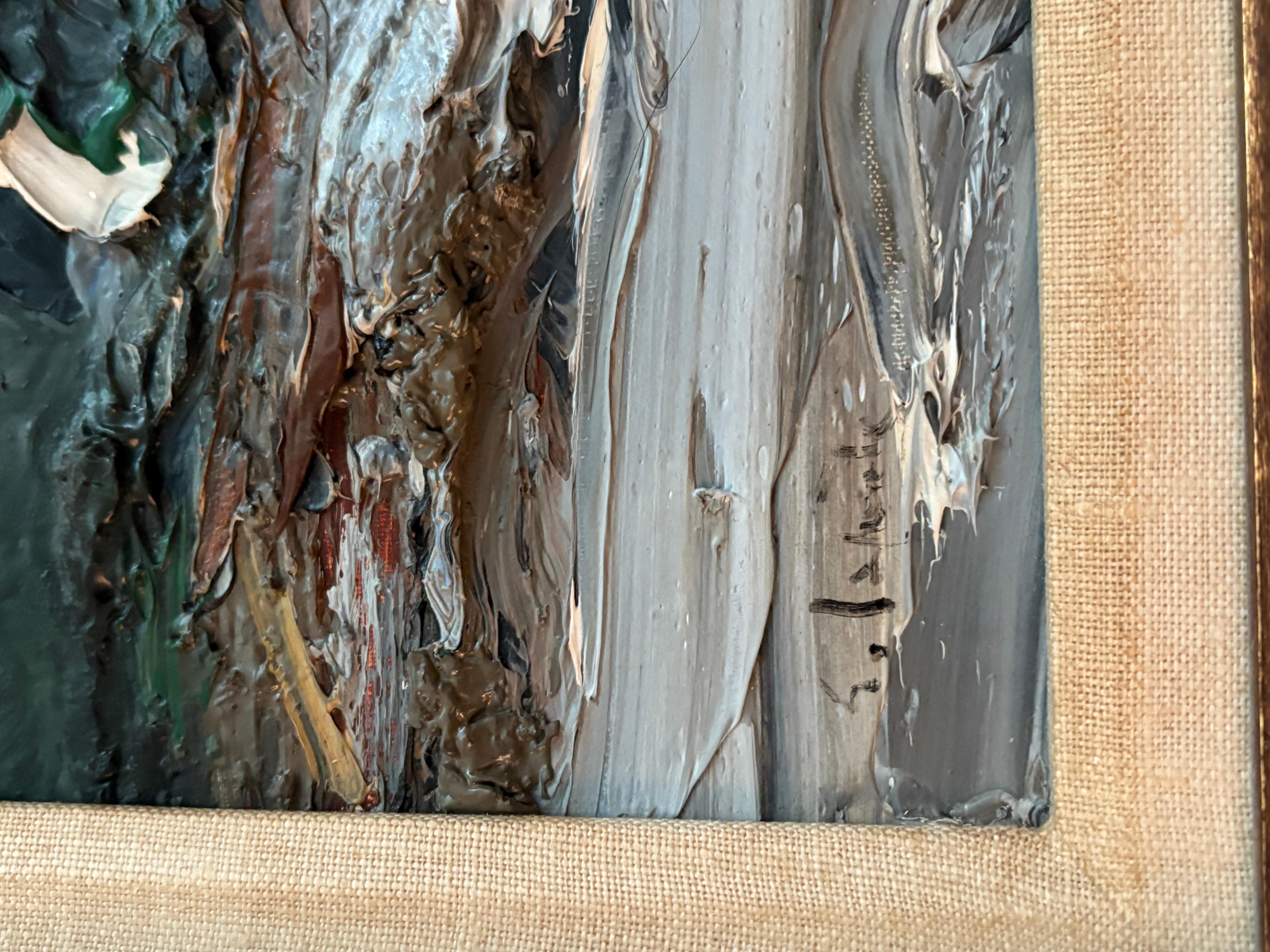 Georges Laporte original oil painting on canvas . In good condition measures 16x14.
