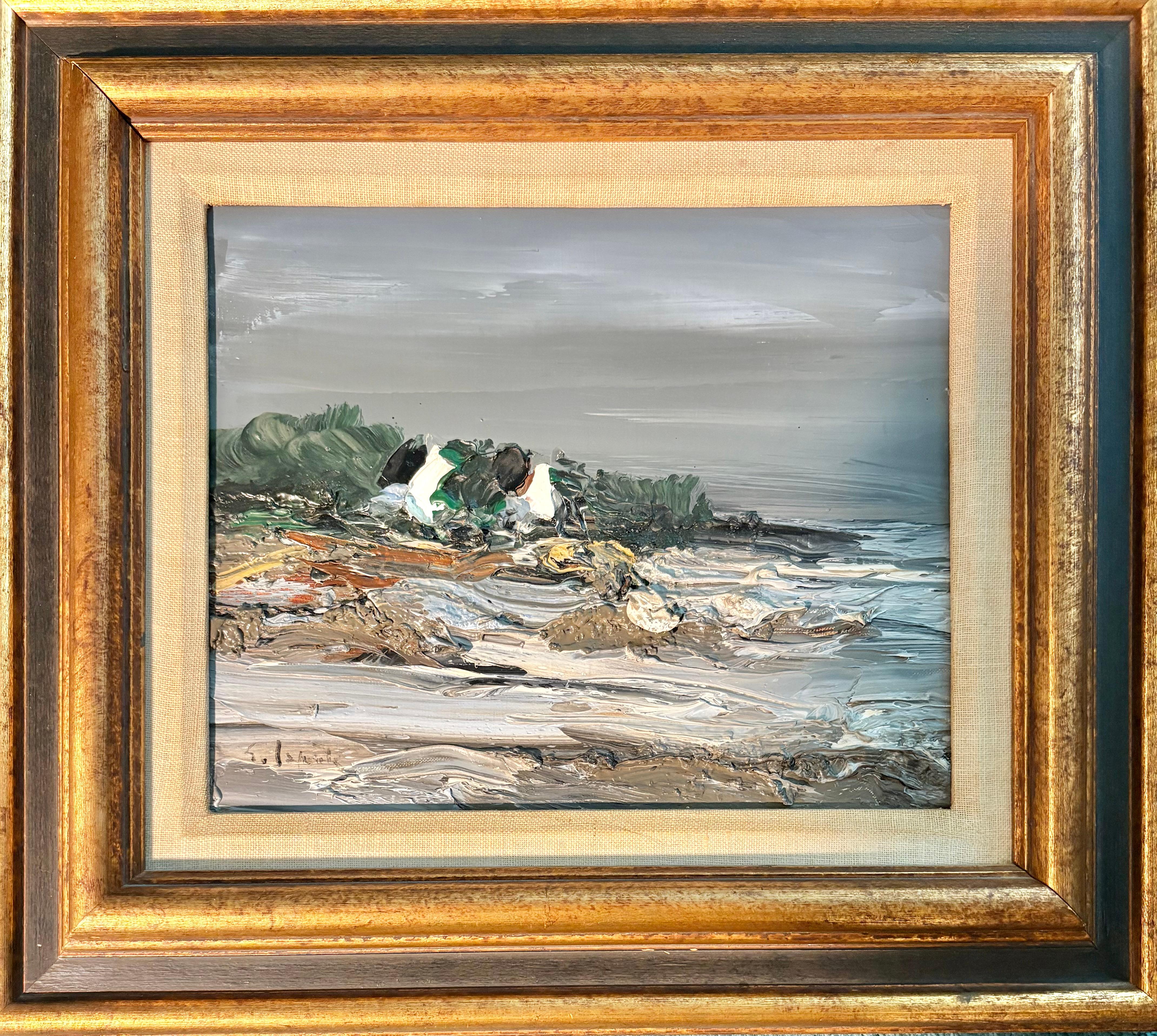“Seascape” - Painting by Georges Laporte 