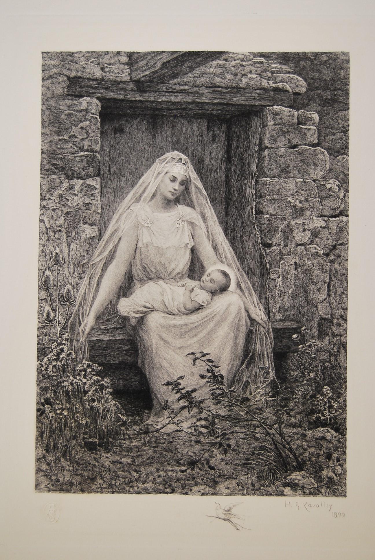 Début du 20ème siècle Georges Lavalley (1868-1902) Gravure intitulée 