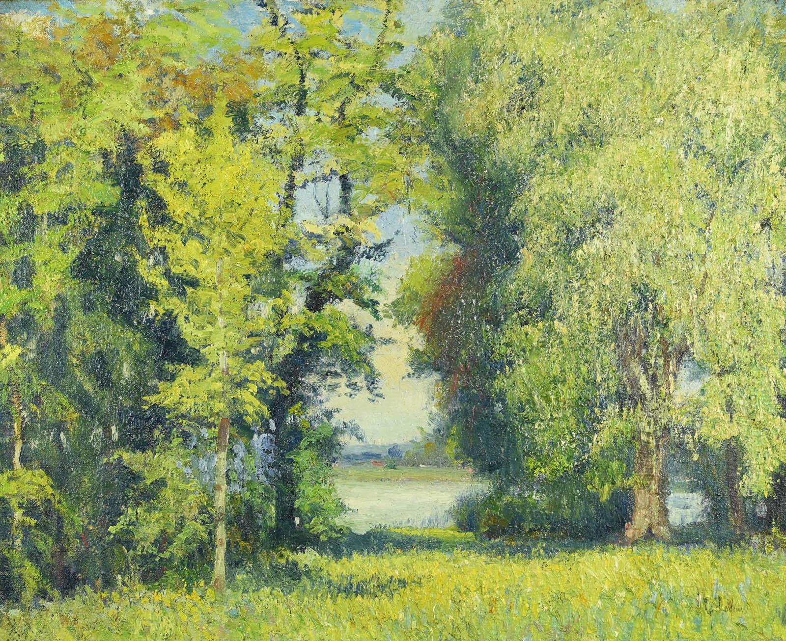 Georges LE MEILLEUR (1861-1945) 

Trouée sur la Seine à Amfreville

Olio su tela
Dimensioni: 81 x 100 cm
Firmato in basso a destra

Provenienza:
- Galleria Tuffier, Les Andelys
- Collezione privata, Francia

Pittura in buone condizioni.
Bellissima