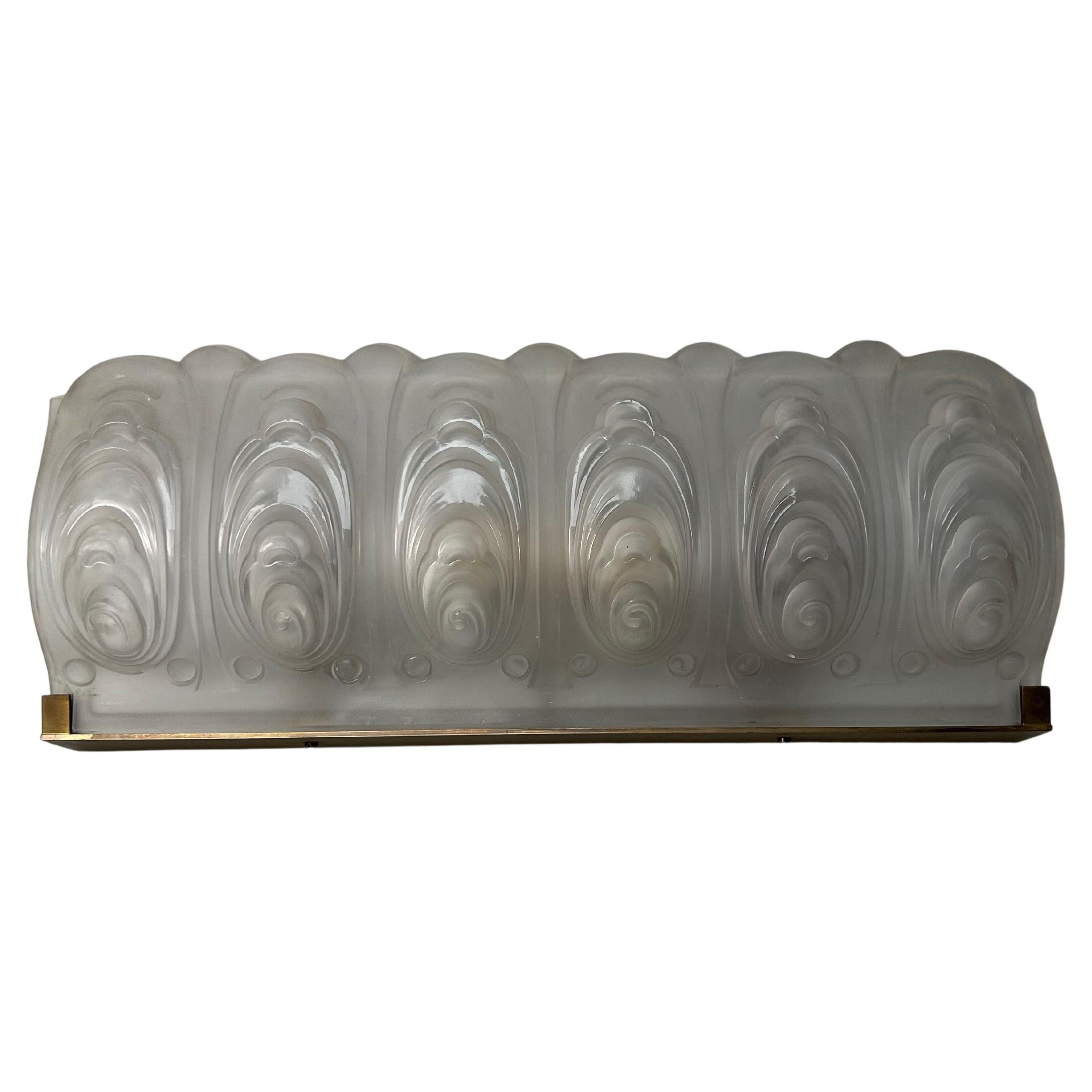 Georges Leleu Art Deco Wall Sconce