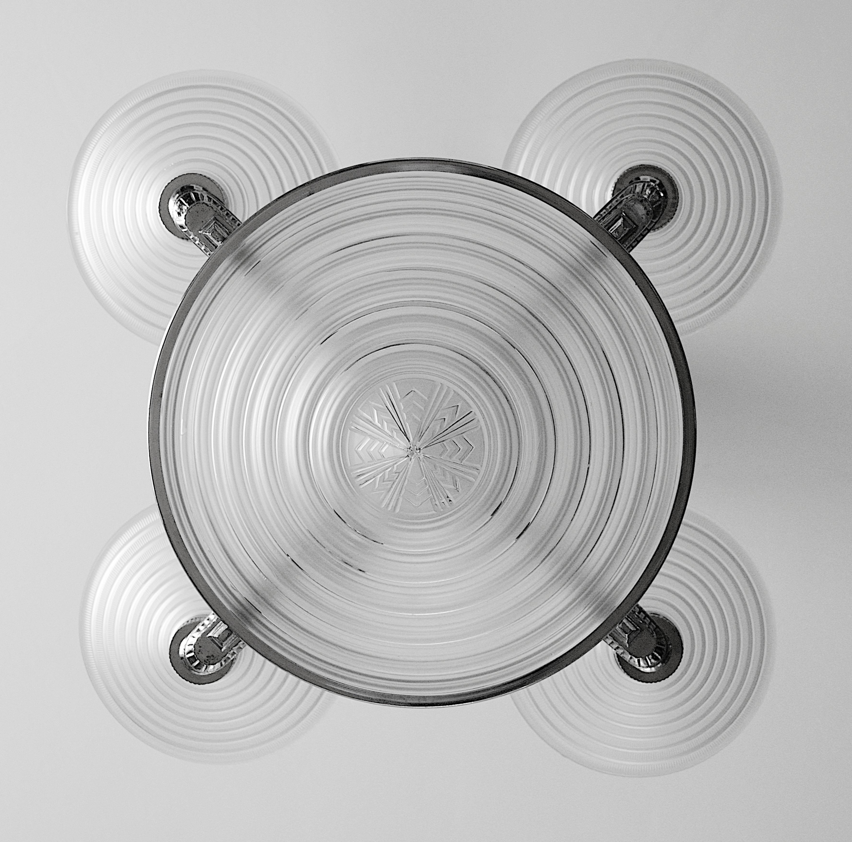 Lampadario Art Deco Modernista Francese Georges Leleu, 1920 in vendita 5