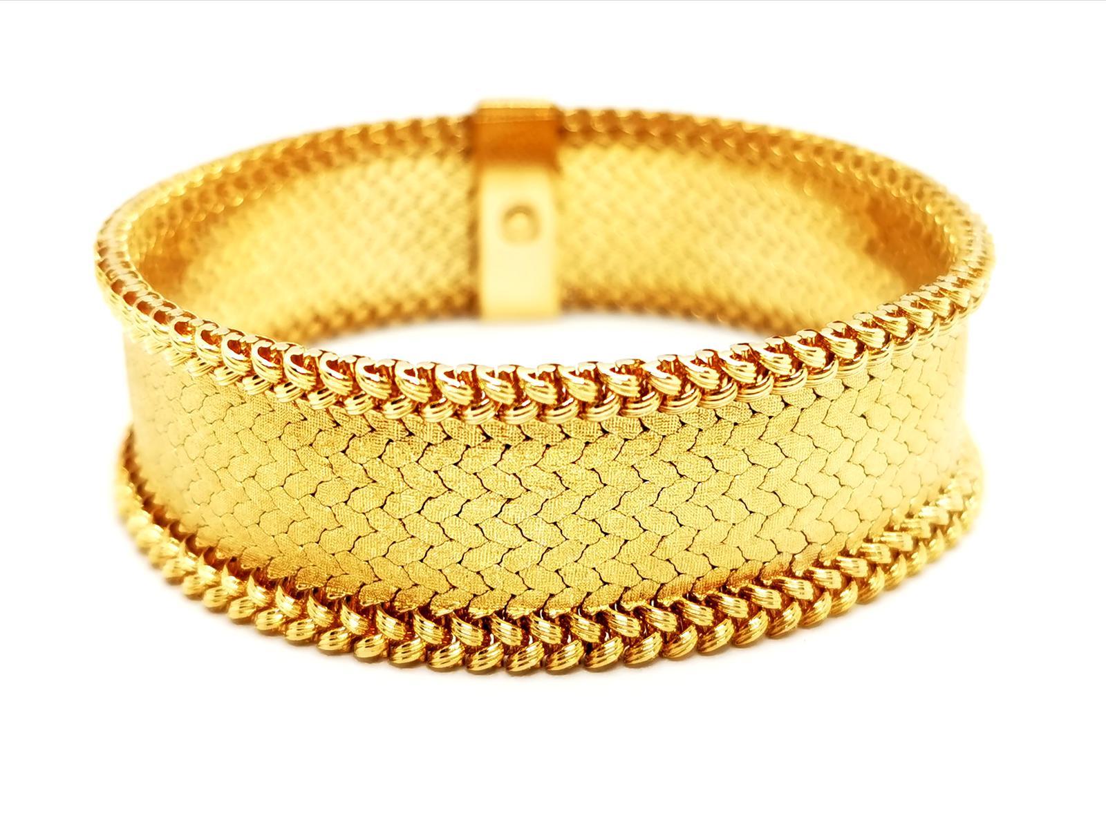 Georges Lenfant Bracelet Yellow Gold For Sale 3