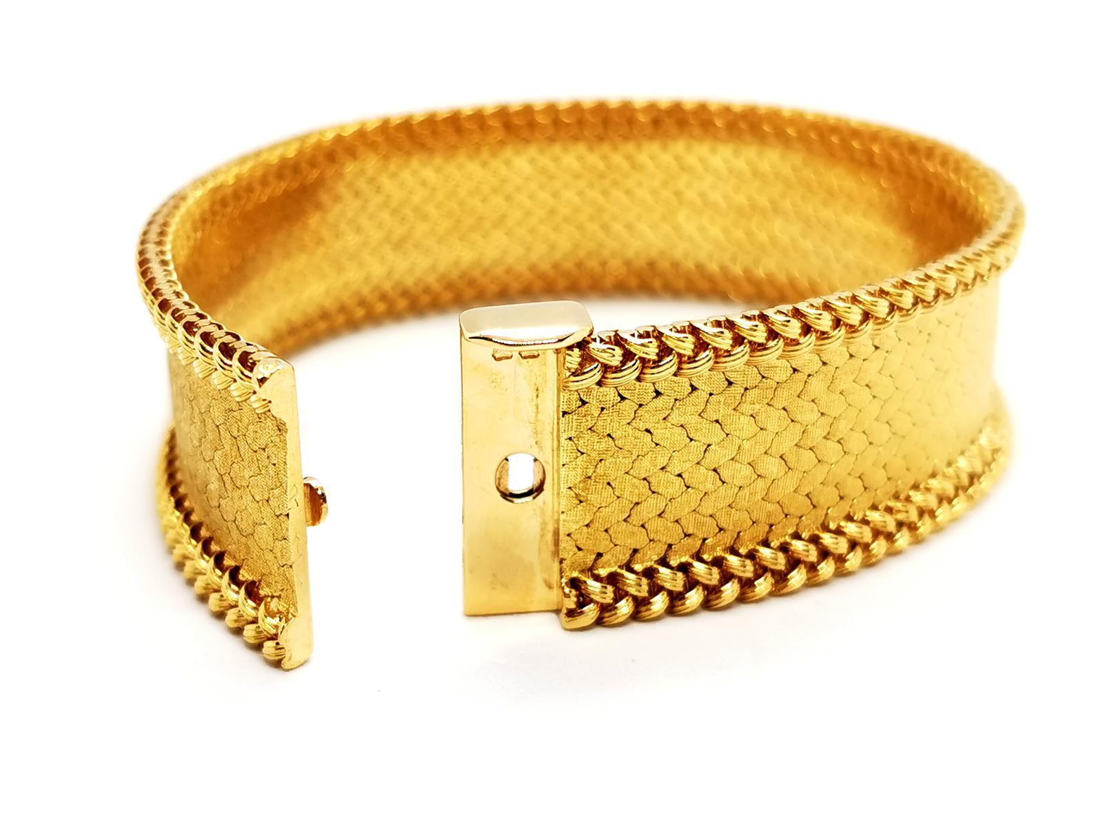 Georges Lenfant Bracelet Yellow Gold For Sale 4