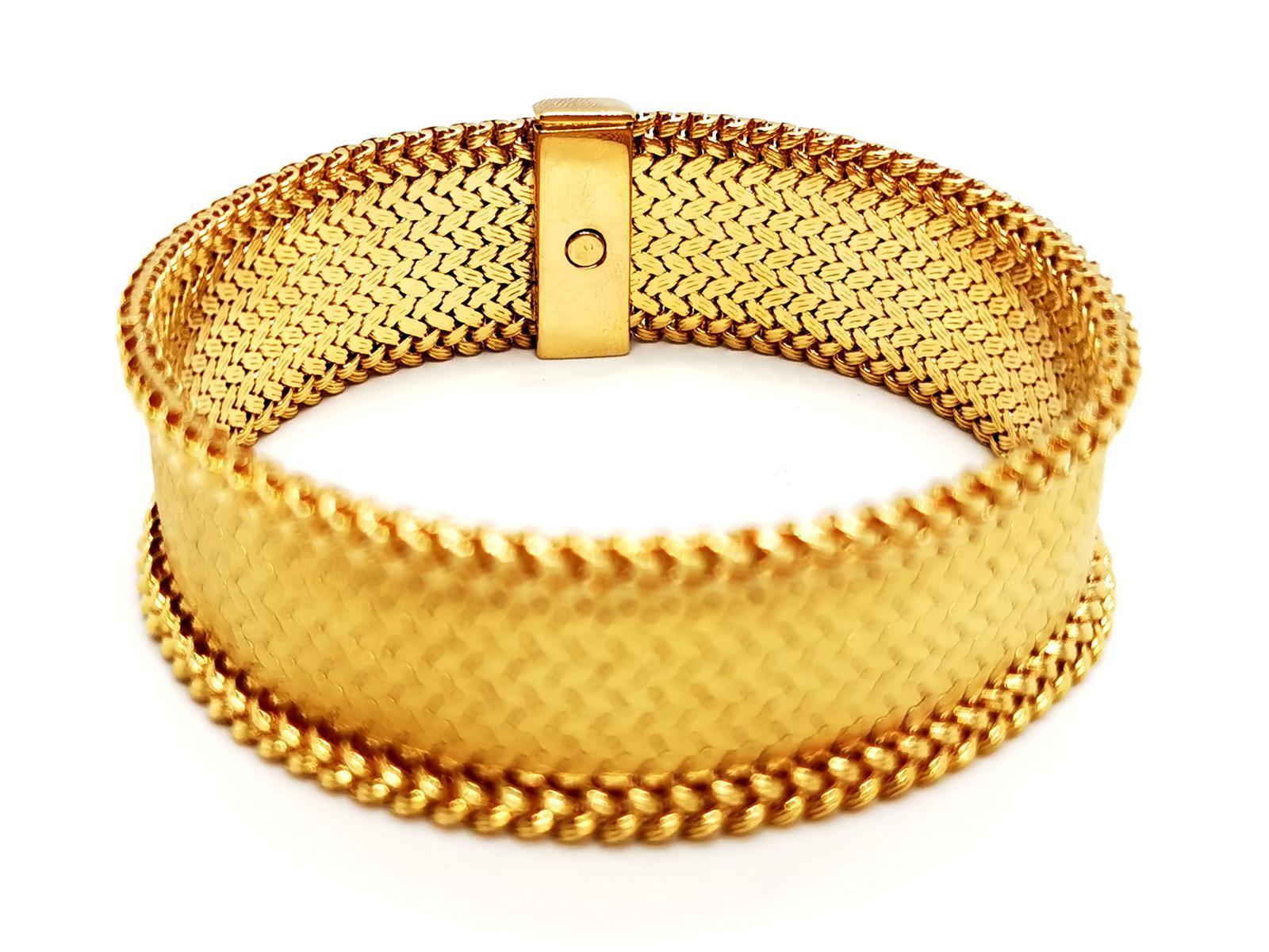 Georges Lenfant Bracelet Yellow Gold For Sale 2