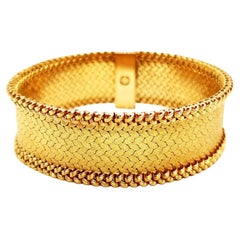 Vintage Georges Lenfant Bracelet Yellow Gold